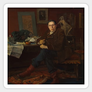 Albert Wolff in His Study by Jules Bastien-Lepage Magnet